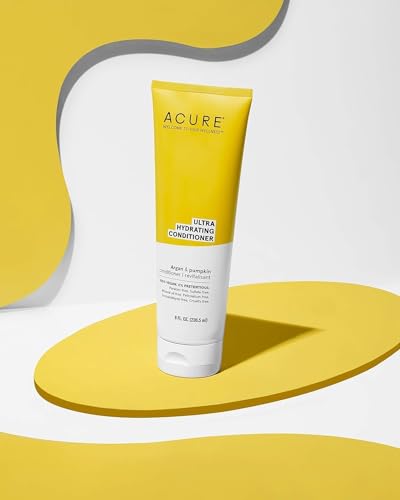 Acure Ultra Hydrating Conditioner | 100% Vegan | With Argan & Pumpkin | 8 Fl Oz