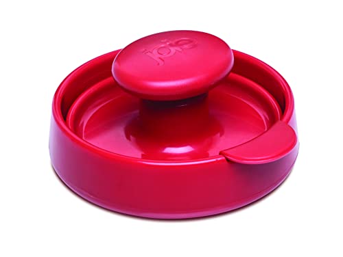 Burger Press and Patty Maker | LFGB Approved, BPA Free, One Size, Red