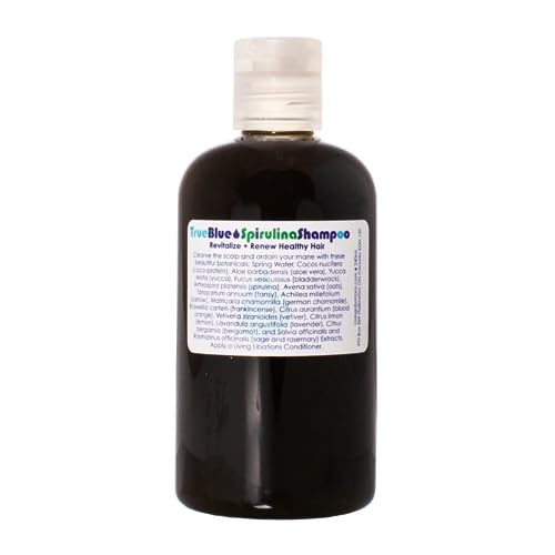 Shampoo | Organic True Blue Spirulina, Natural Ingredients (8 oz | 240 ml)