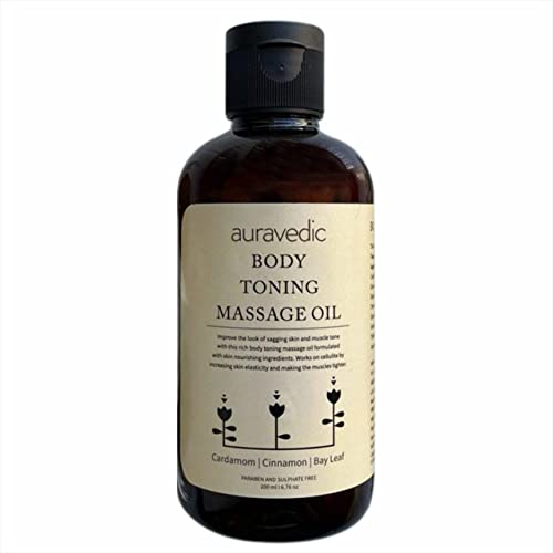 Body Toning Oil | Enhances Circulation, Natural Ingredients, Massage for Best Results