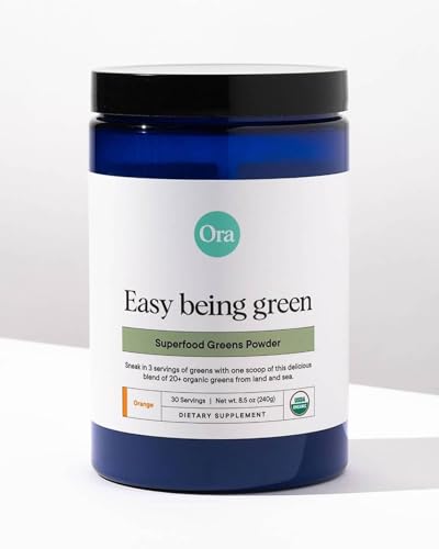 Superfood Greens Powder | Vegan, Gluten-Free, 30 Servings, Citrus Flavor