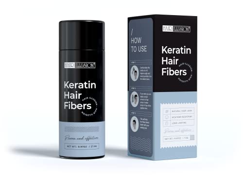 Hair Building Fibers | Natural Keratin, All Hair Types, Root Concealer