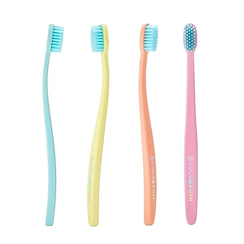 Toothbrush | Ultra-Soft, Dentist-Designed, Multipack of 4