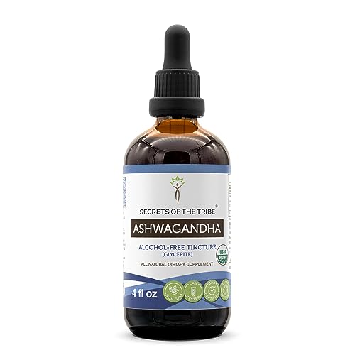 Ashwagandha Tincture | USDA Organic, Alcohol-Free, 4 fl oz