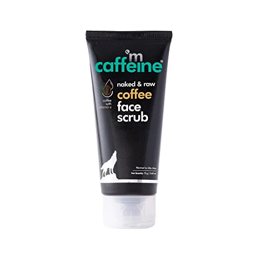 Face Scrub | Caffeine & Walnut, 75 gm, Blackhead & Dead Skin Remover