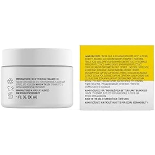 ACURE Brightening Vitamin C Jelly Mask | 100% Vegan | For A Brighter Appearance | Ferulic Acid & Banana Flower Extract | All Skin Types | 1 Oz