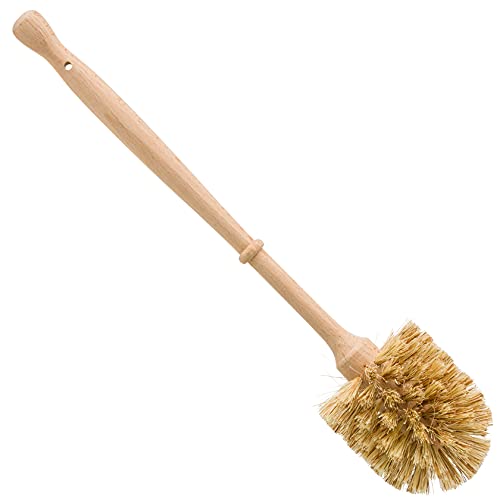 Toilet Brush | Untreated Beechwood Handle, Made in Germany