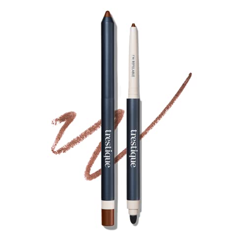 Eyeliner Pencil | Refillable, Built-In Smudger & Sharpener, Clean Beauty