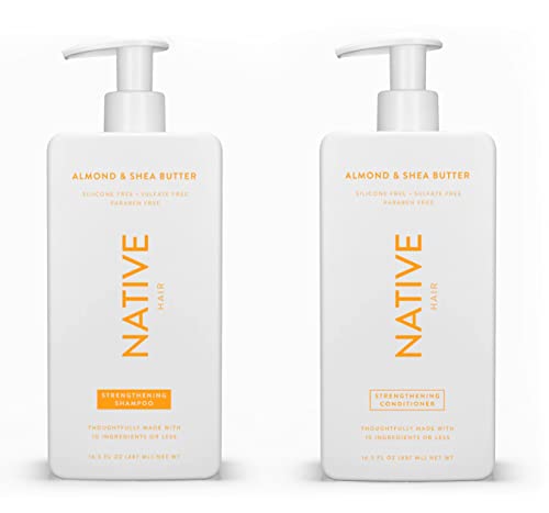 Shampoo and Conditioner Set | Sulfate Free, Paraben Free, 16.5 oz, Naturally Derived Ingredients