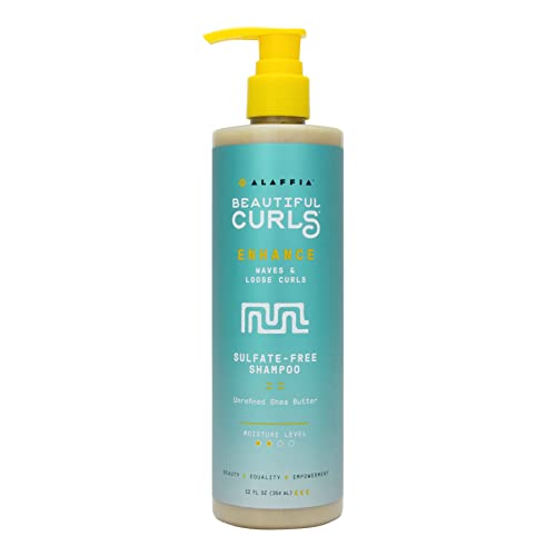 Curl Enhancing Shampoo | For Kinky Curly Hair, No Sulfates, With Shea Butter, Essential Oils, Chamomile, Yarrow, 12 Fl Oz