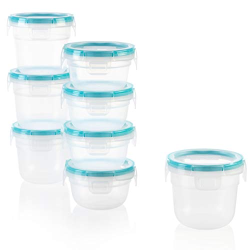 Food Storage Containers | 16-Pc Set, BPA-Free, Microwave & Dishwasher Safe