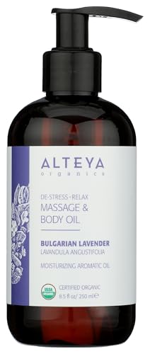 Massage Oil | Lavender, USDA Certified Organic - 8.5 fl oz.