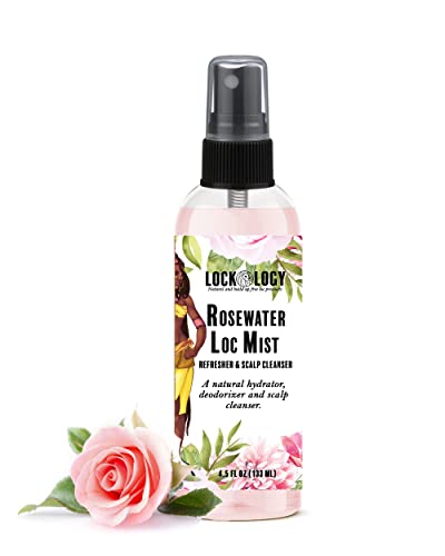 Hair Mist | Hydrating Rose Water Spray, Ideal for Locs and All Hair Types