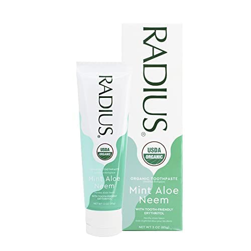 Toothpaste | Mint, Aloe, Neem, 0.8 oz, Travel Size, Pack of 3