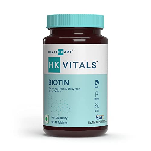 Biotin Supplement | 10000mcg, 90 Tablets, Supports Hair Growth and Glowing Skin