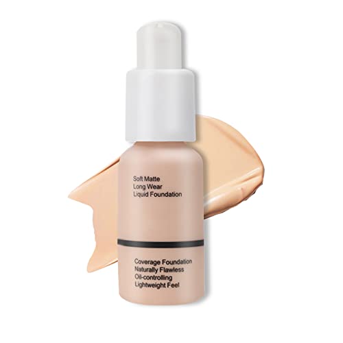 Liquid Foundation | Full Coverage, Naturally Oil Control, 102# Nude