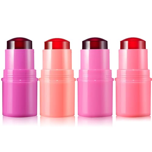 Lip & Cheek Stain | 4 PCS, Long Lasting Jelly Texture