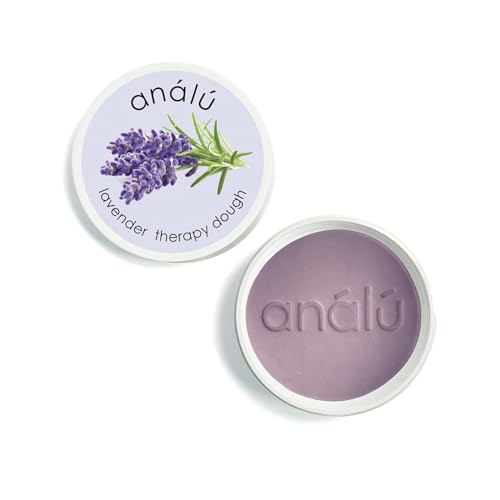 Analu (Lavender) Therapy Dough - Handmade Natural Plant Based Dough for Calming, Relaxation and Aromatherapy (Pack of 1) (Lavender)