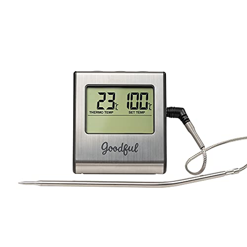 Meat Thermometer | Programmable Timer, Preset USDA Temperatures