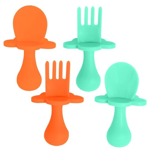 Baby Spoon Set | BPA-Free, 2 Pack, Mint & Orange