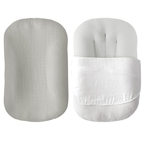 Baby Lounger Cover | 2 Pack, Organic Cotton, Breathable & Soft