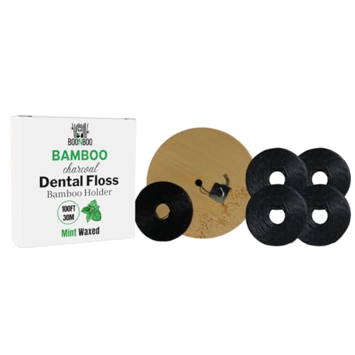 Dental Care Kit | 4 Pack Refill, Includes Bamboo Holder