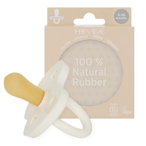 Pacifier | Natural Rubber, Symmetrical Design, 3-36 Months, Single-Pack