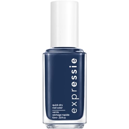 Nail Polish | Quick-Dry, 8-Free Vegan, Navy Blue, 0.33 fl oz