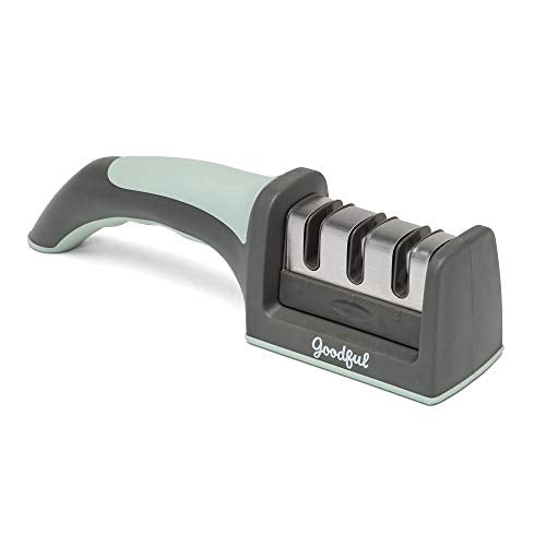 Knife Sharpener | 3-Stage System, Repairs and Polishes Non-Serrated Blades