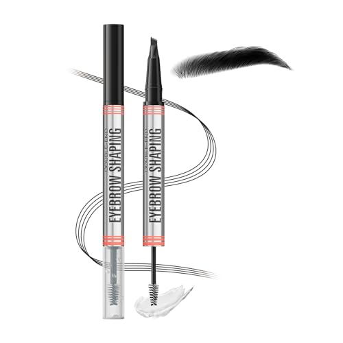 Eyebrow Pen | 2-In-1 Pencil & Gel, Waterproof, Natural Finish