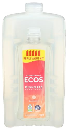 Dishwashing Liquid | 80 oz, Hypoallergenic, Grapefruit Scent