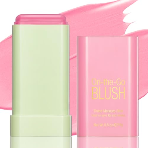 Blush Stick | Cream Formula, Waterproof, Long-Lasting, Matte Finish, Shade #01 Shy Pink