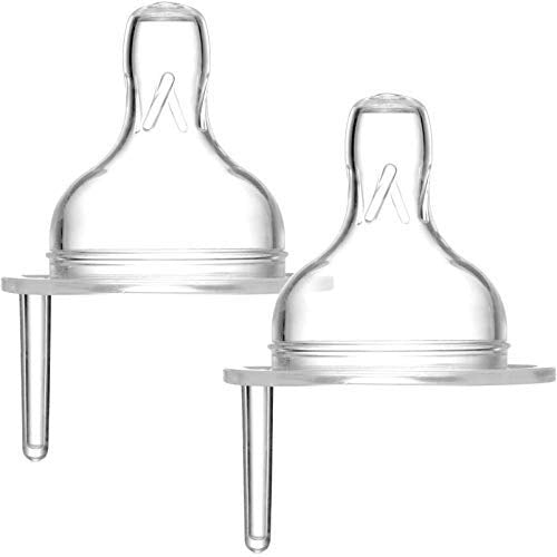 Baby Bottle Nipples | Vented Design, 2-Pack