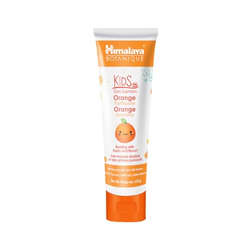 Kids Toothpaste | Herbal, Orange Flavor, Fluoride Free, 4 oz.