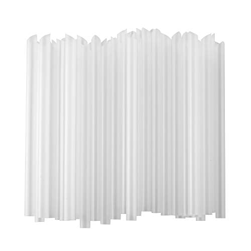 Drinking Straws | 100 Pack, 1/2" Wide, 8.5" Long, Disposable for Smoothies