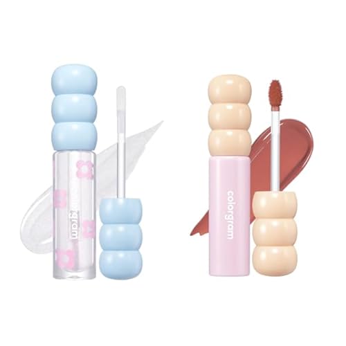 Lip Gloss | Fruity Glass Tint, Soft Persimmon, Bundle