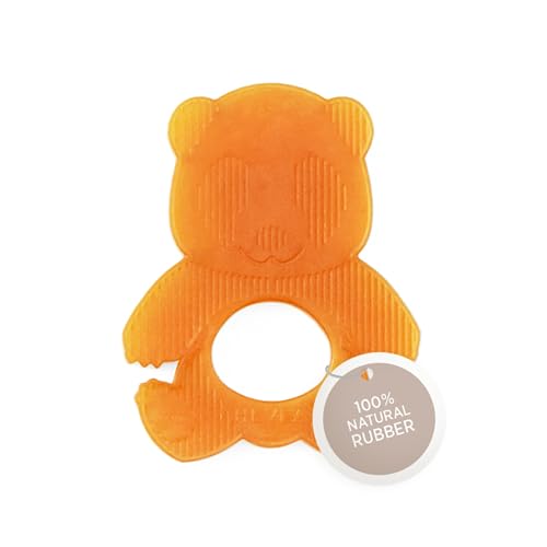 Baby Teether | Natural Rubber, Soothing for Sore Gums, BPA Free, Single Pack