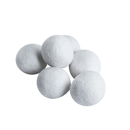 Wool Dryer Balls | Reusable Fabric Softener, 6 Pack