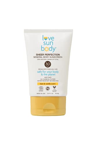 Body Sunscreen | SPF 30, Soft Vanilla Scent, 3 fl oz