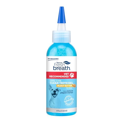 Dog Dental Care Gel | 4oz, Removes Plaque & Tartar, No Brushing Required