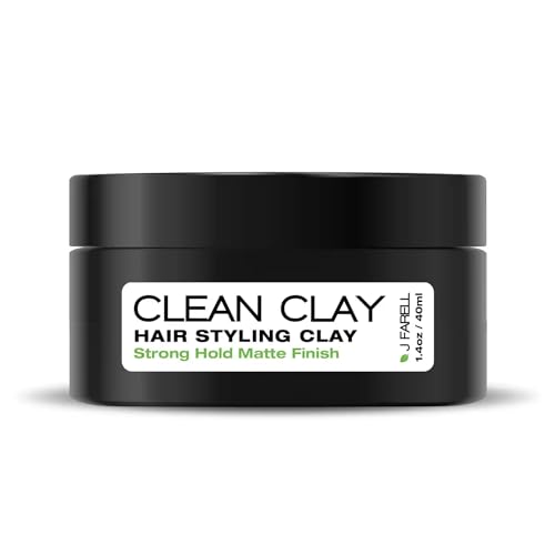 Hair Clay | Organic, Fungal Acne Safe, 1.4 oz, Black