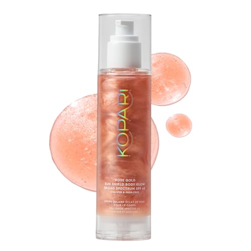 Sunscreen | SPF 45, 5 oz, Sweat Resistant, Rose Gold Shimmer