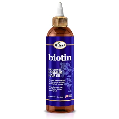 Hair Oil | 8 oz., Infused with Biotin for Healthy Growth