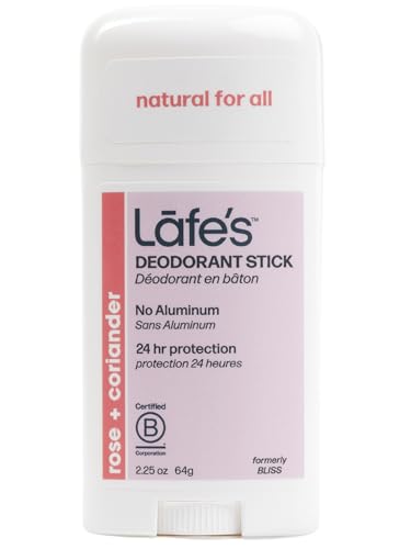 Deodorant | Aluminum Free, 24-Hour Protection, 2.25 oz, Rose & Coriander