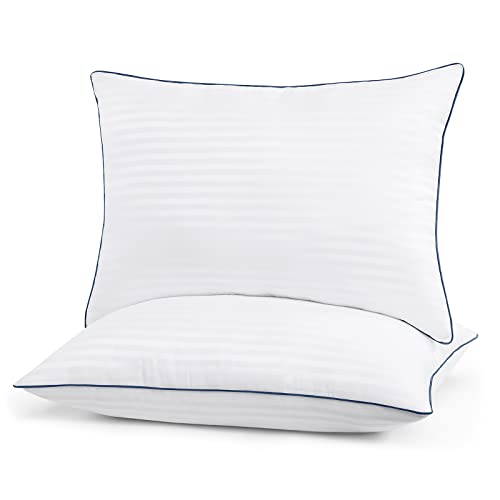 Bed Pillows | King Size (20"x36"), Set of 2, Allergy Friendly, Down Alternative Filling