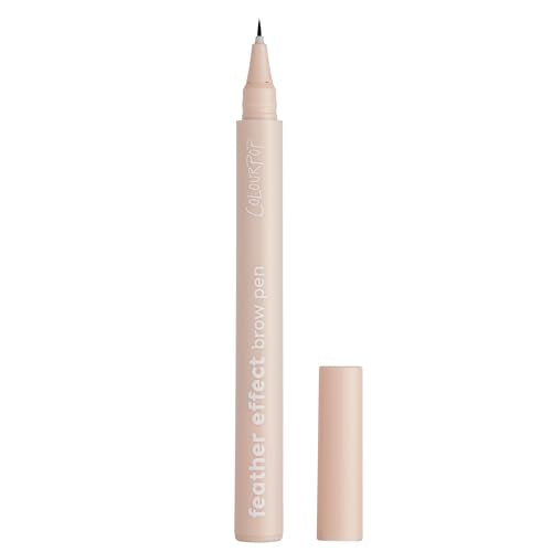 Eyebrow Pen | Micro-Fine Tip, Smudge-Free, Water-Resistant, Medium Brown - 0.03 oz