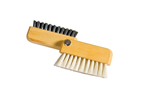 Laptop Brush | Goat Hair & Natural Bristle, Oiled Beechwood Handle, 3-Inches