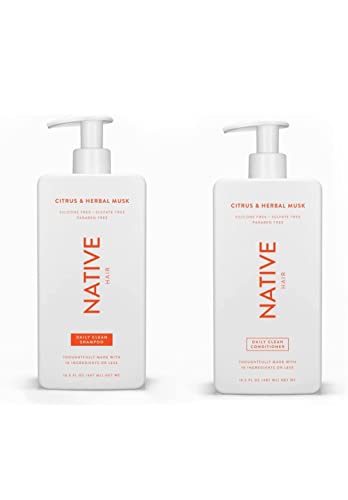 Shampoo & Conditioner Set | Sulfate Free, Paraben Free, 16.5 oz