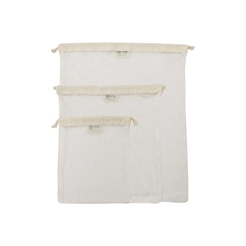 Laundry Bag | Organic Cotton, Set of 3 (Small, Medium, Large)