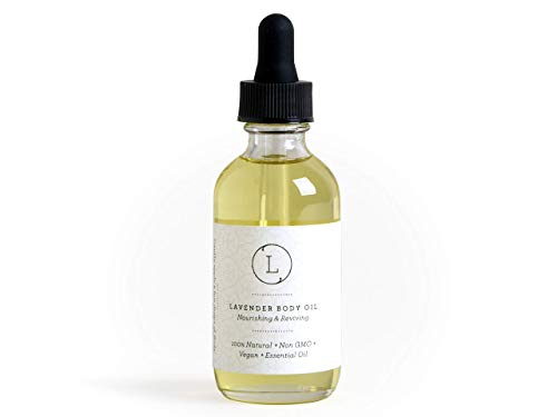 Body Oil | Lavender Scent, 2 oz, Vegan, Moisturizing